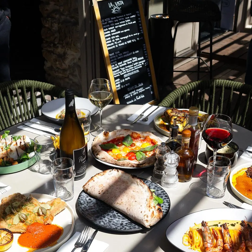 Plat servi à La Vista, restaurant à Saint-Florent