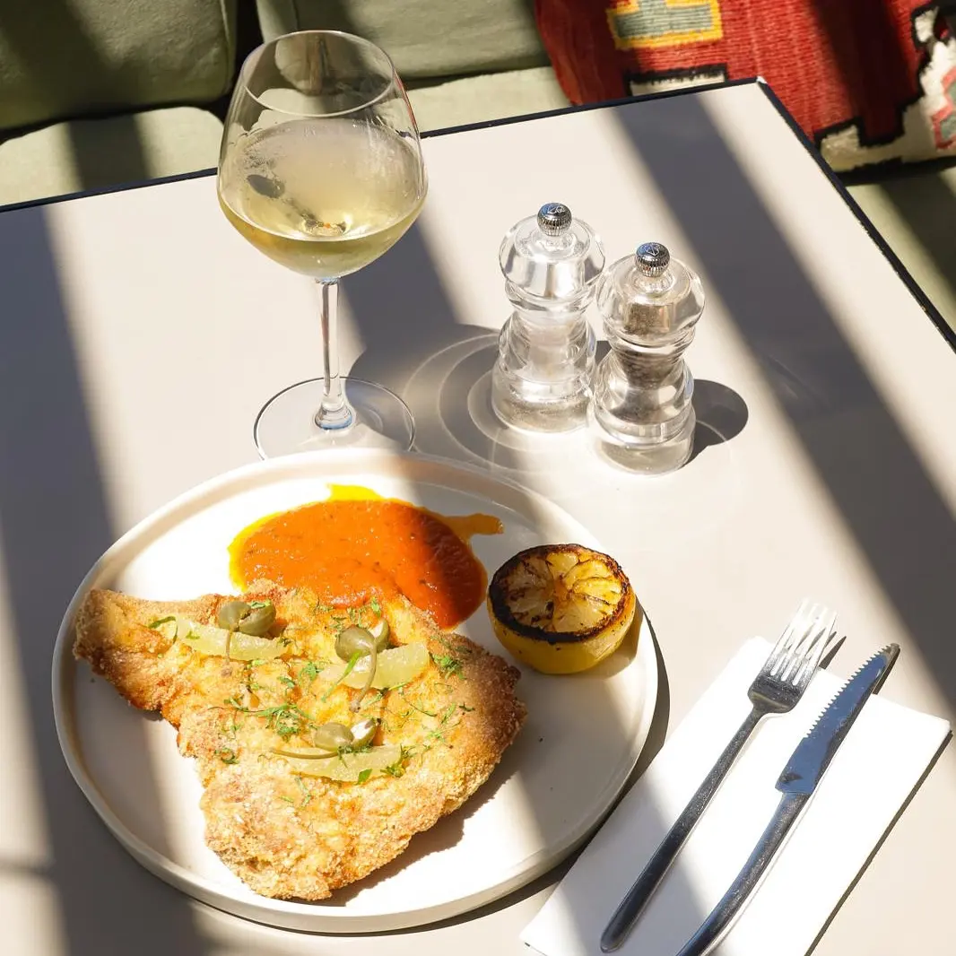 Plat servi à La Vista, restaurant à Saint-Florent