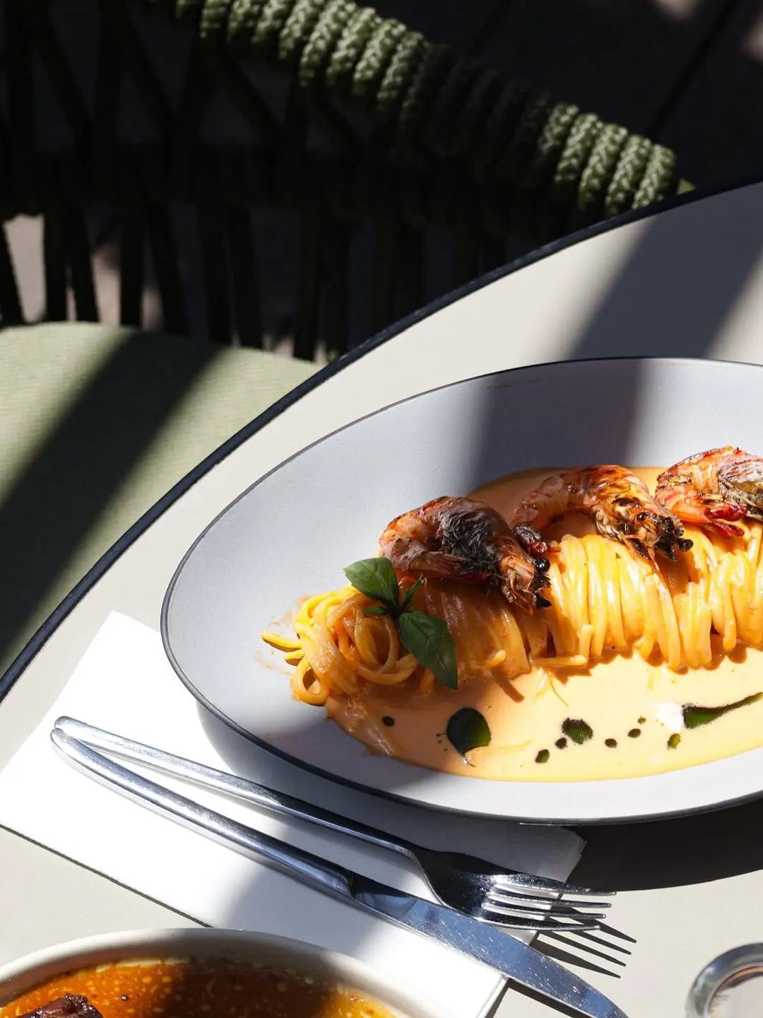 Plat servi à La Vista, restaurant à Saint-Florent