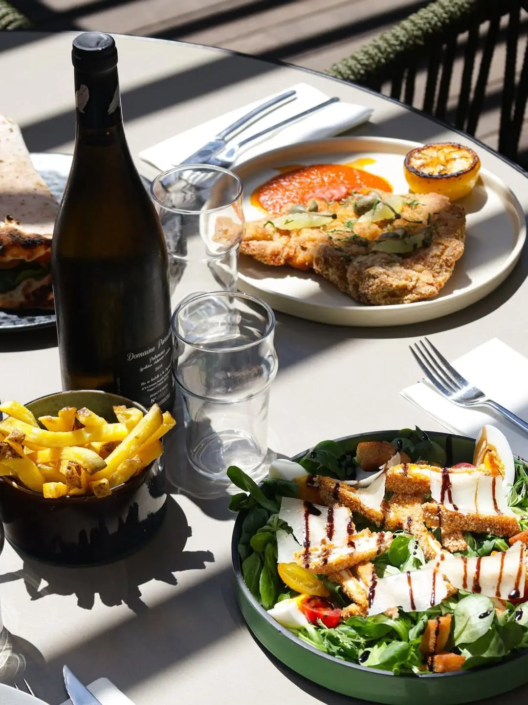 Plat servi à La Vista, restaurant à Saint-Florent