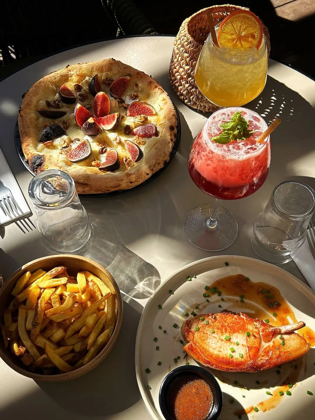 Plat servi à La Vista, restaurant à Saint-Florent