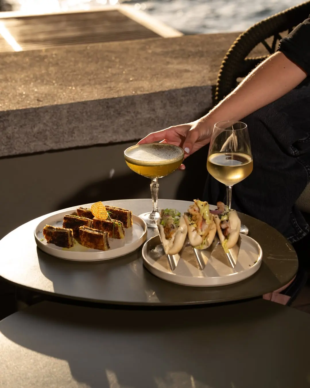 Plat servi à La Vista, restaurant à Saint-Florent