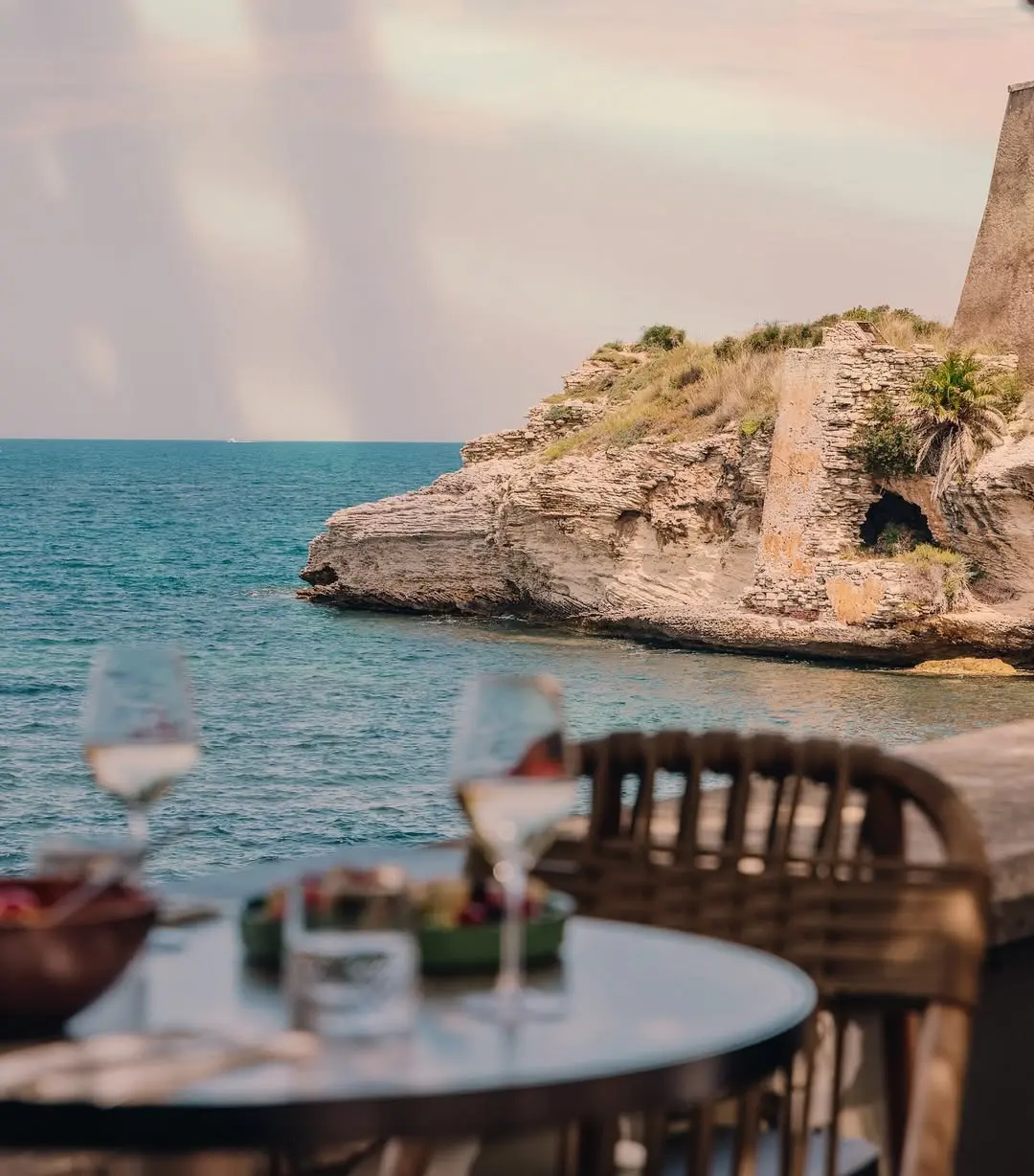 Terrasse de La Vista à Saint-Florent en Corse