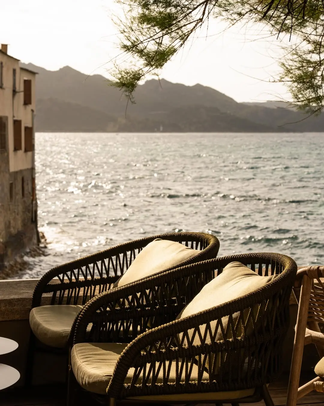 Terrasse de La Vista à Saint-Florent en Corse