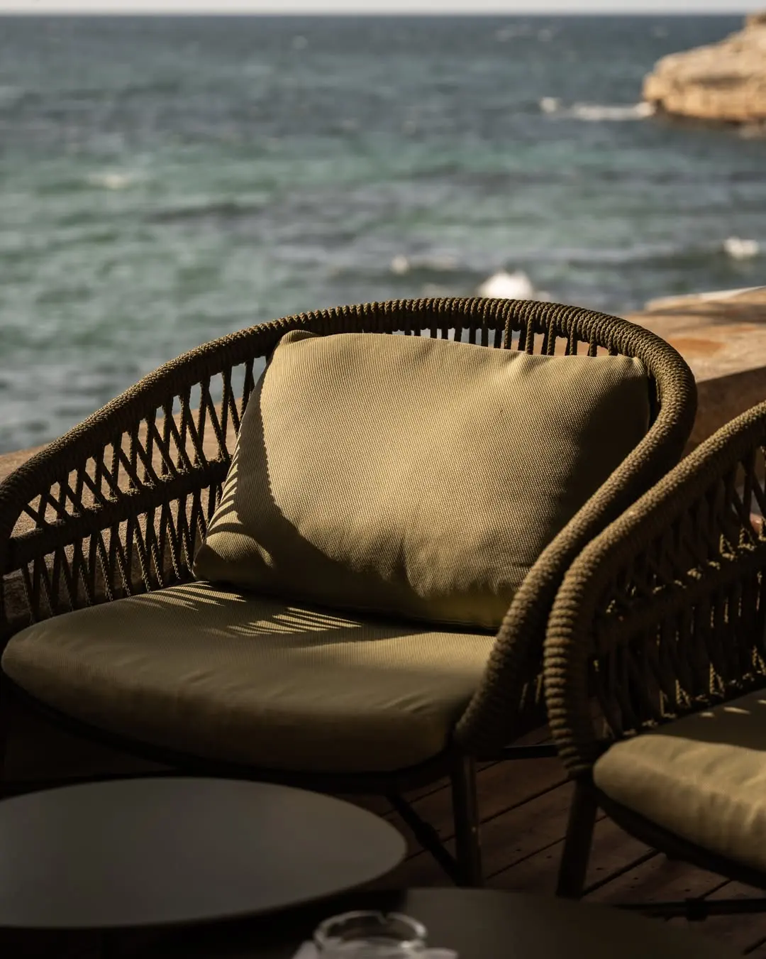 Terrasse de La Vista à Saint-Florent en Corse