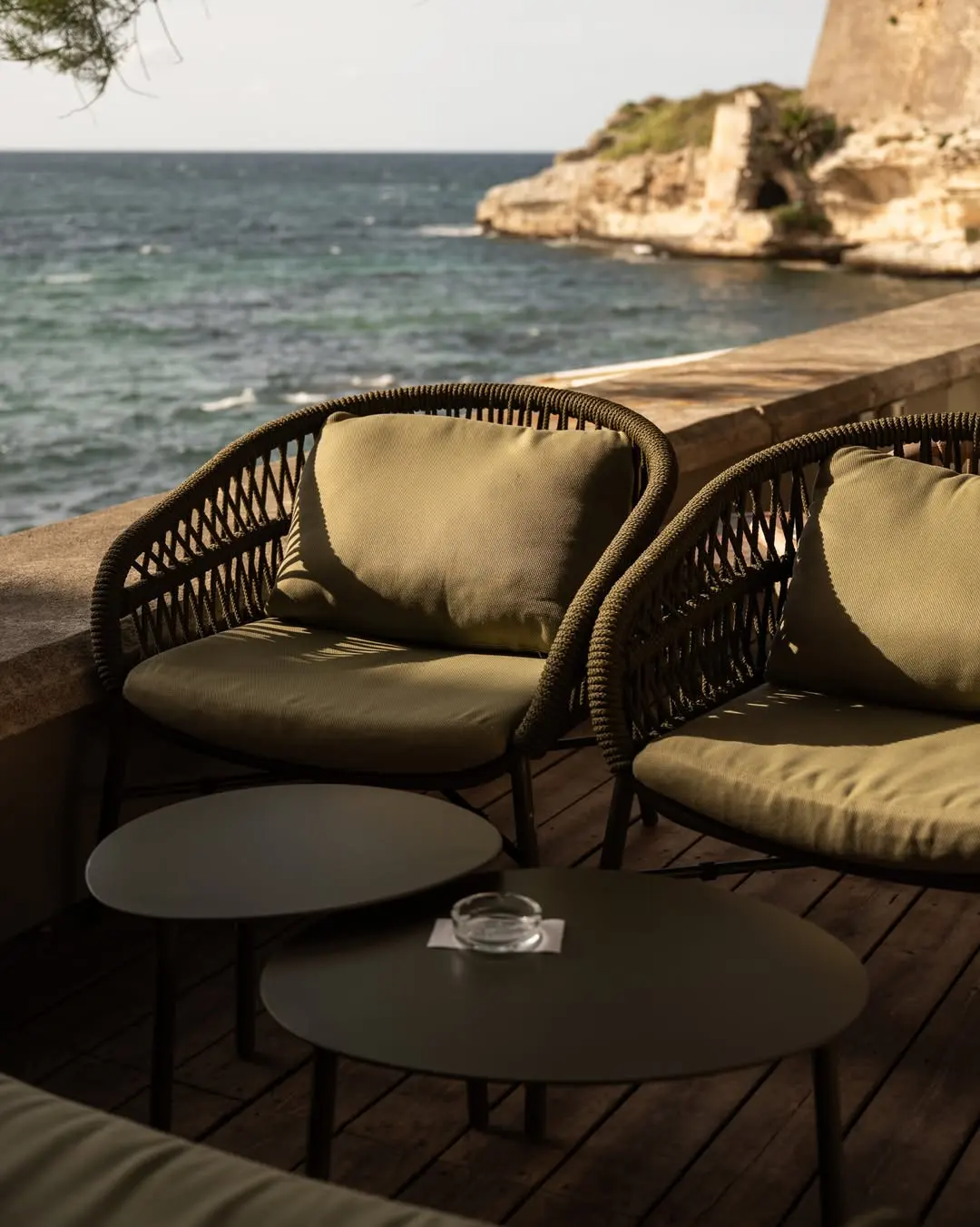 Terrasse de La Vista à Saint-Florent en Corse