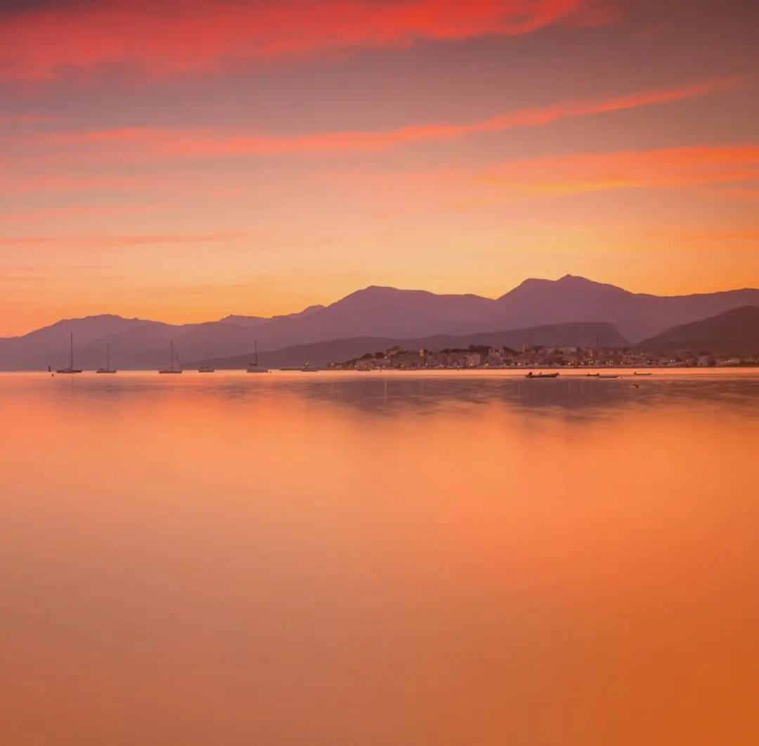 Vue depuis La Vista à Saint-Florent en Corse