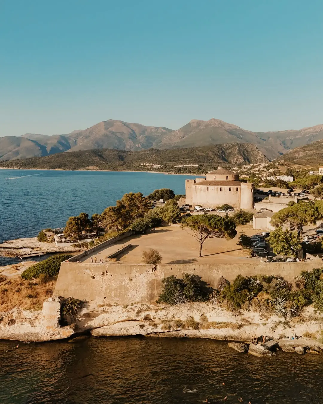 Vue depuis La Vista à Saint-Florent en Corse