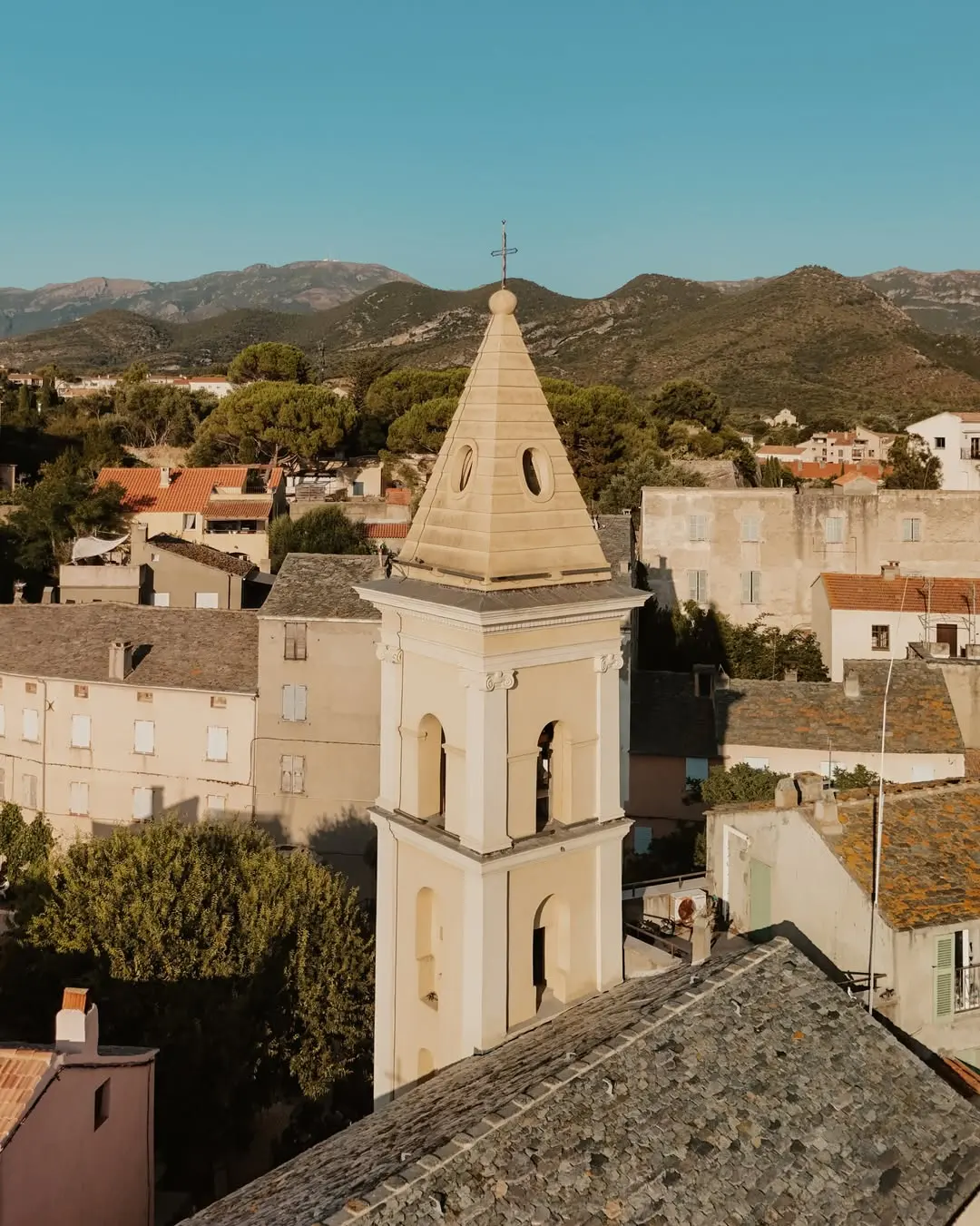 Vue depuis La Vista à Saint-Florent en Corse