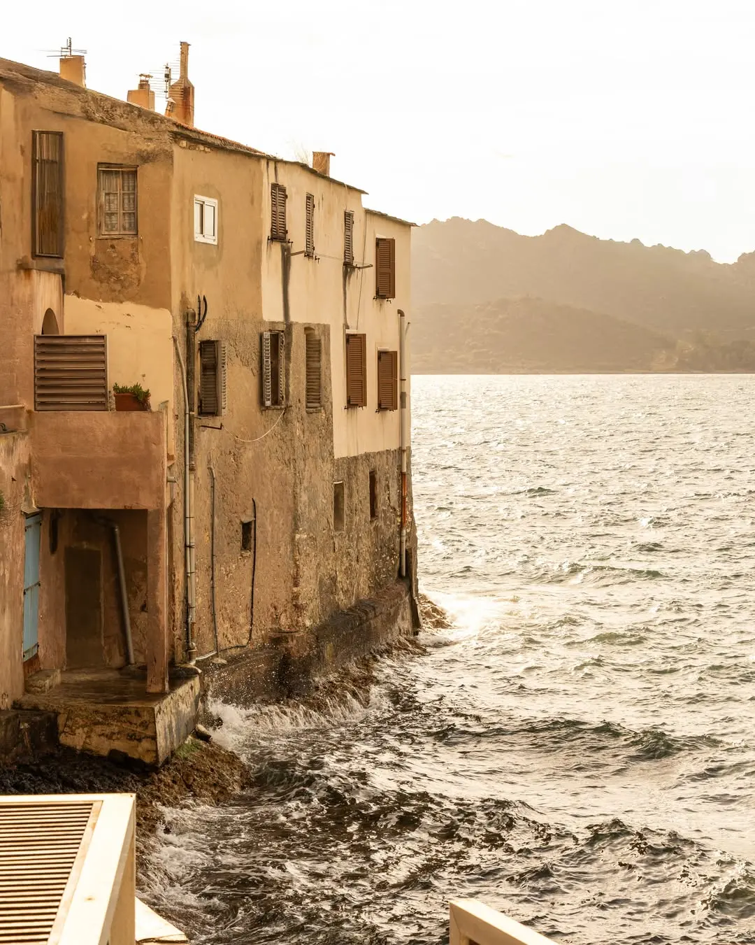 Vue depuis La Vista à Saint-Florent en Corse