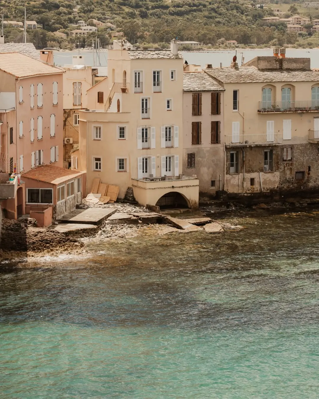 Vue depuis La Vista à Saint-Florent en Corse