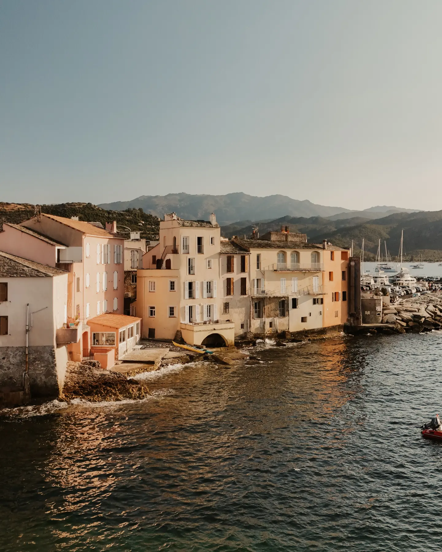 Saint-Florent en Corse, vu depuis La Vista