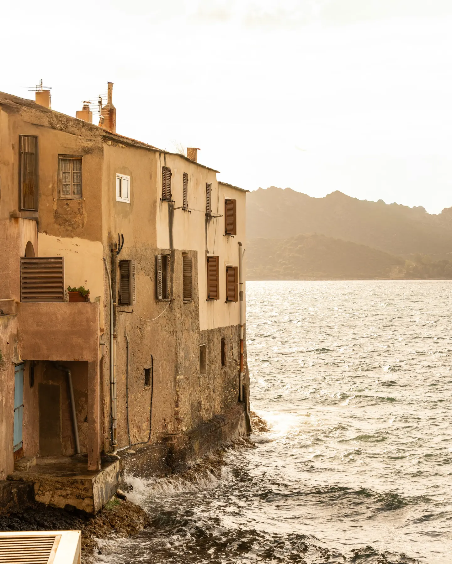 Saint-Florent en Corse, vu depuis La Vista